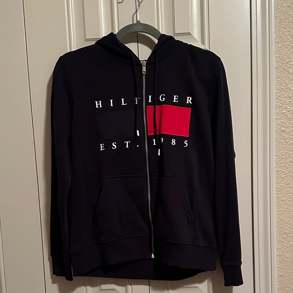 Tommy Hilfiger Navy Zip Hoodie